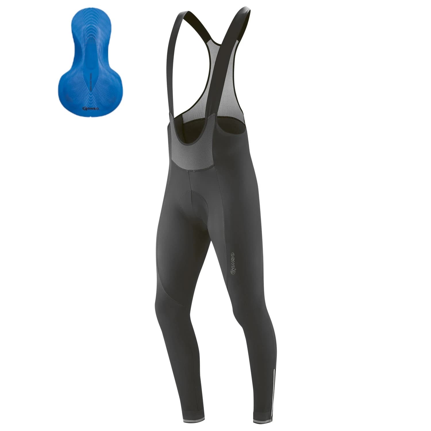 Мъжки клин за колоездене Gonso Sitivo Tight Bib Cycling bottoms - Black / Sitivo Blue