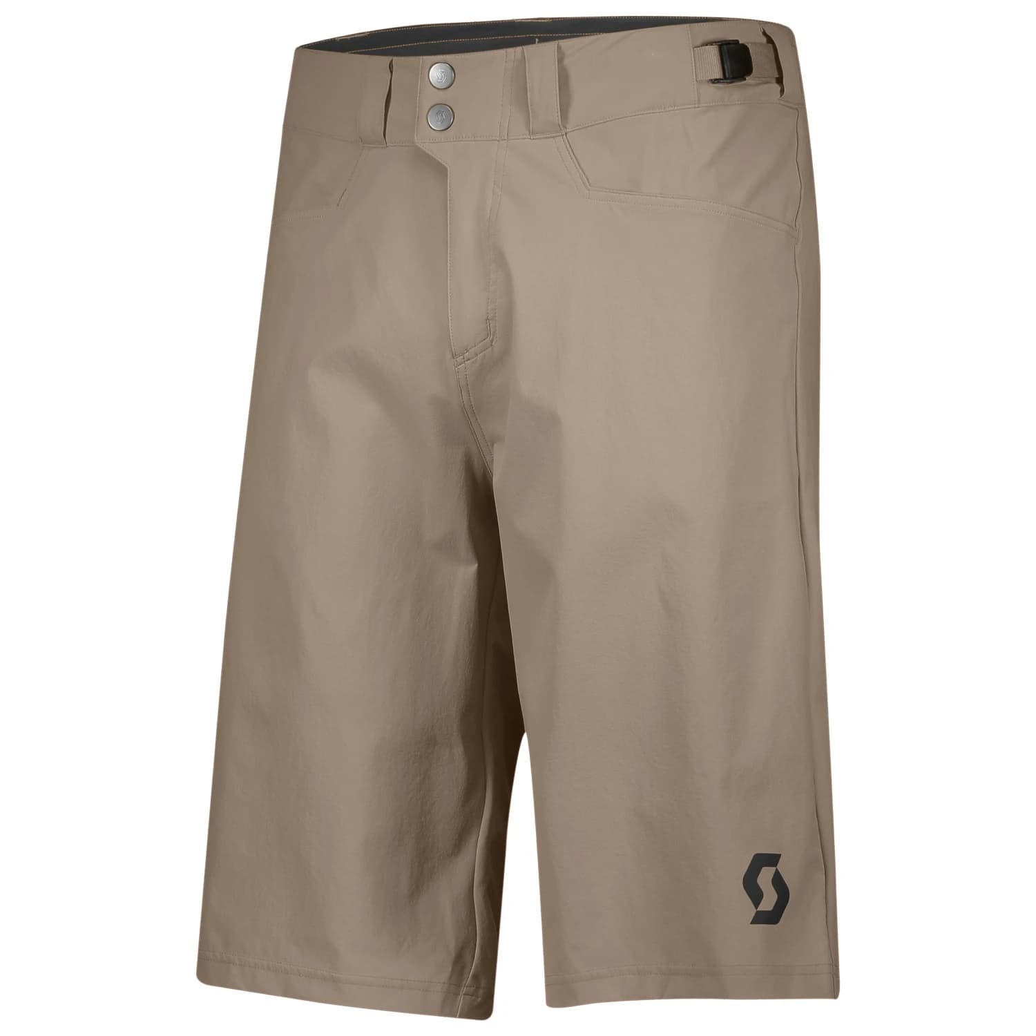 Мъжки шорти за колоездене Scott Shorts Trail Flow with Pad Cycling bottoms - Toast Beige