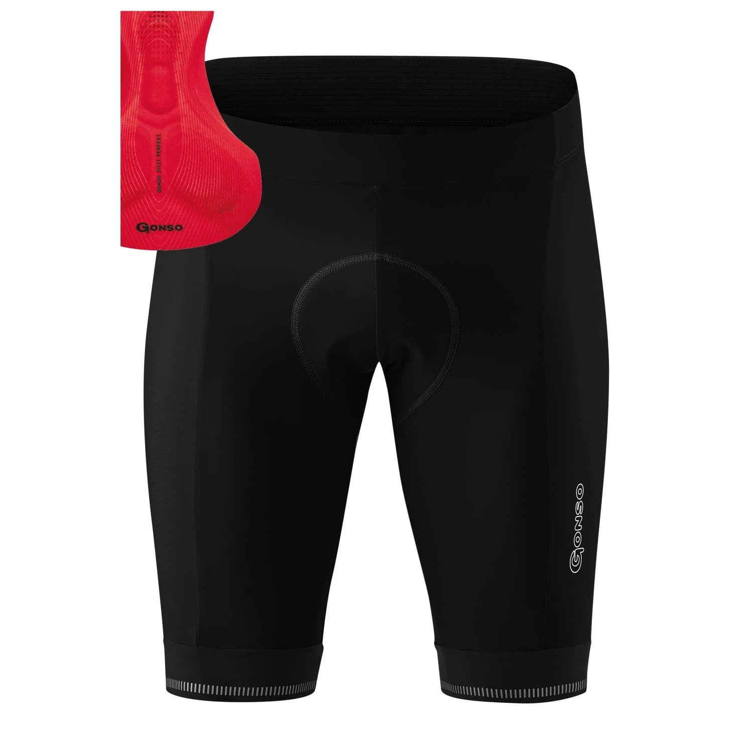 Мъжки шорти за колоездене Gonso Sitivo Cycling bottoms - Black / Fire