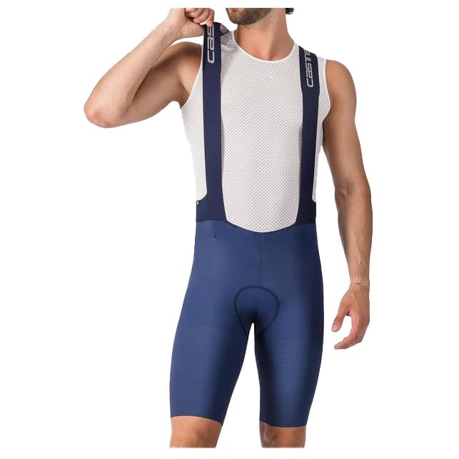 Мъжки клин за колоездене Castelli Premio Evo Bibshort Cycling bottoms - Belgian Blue
