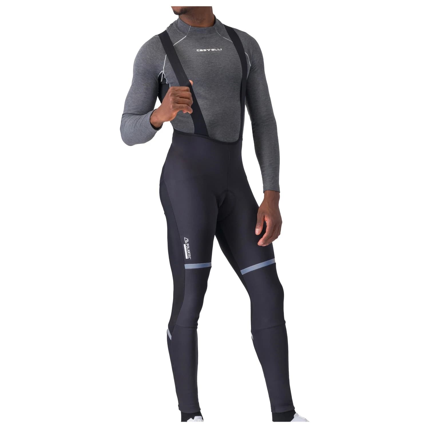 Мъжки клин за колоездене Castelli Polare 4 Bibtight Cycling bottoms - Black