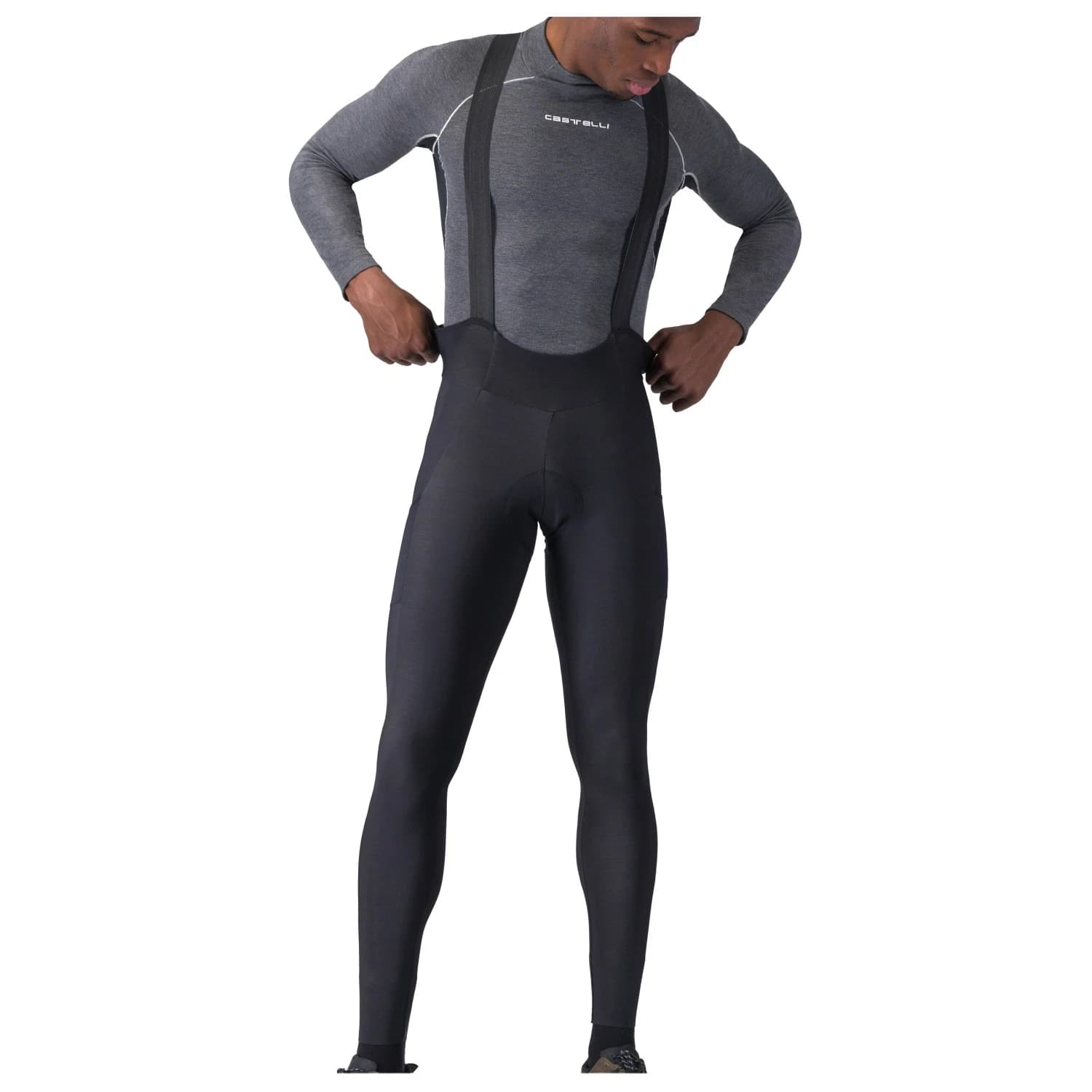 Мъжки клин за колоездене Castelli Unlimited Bibtight Cycling bottoms - Black