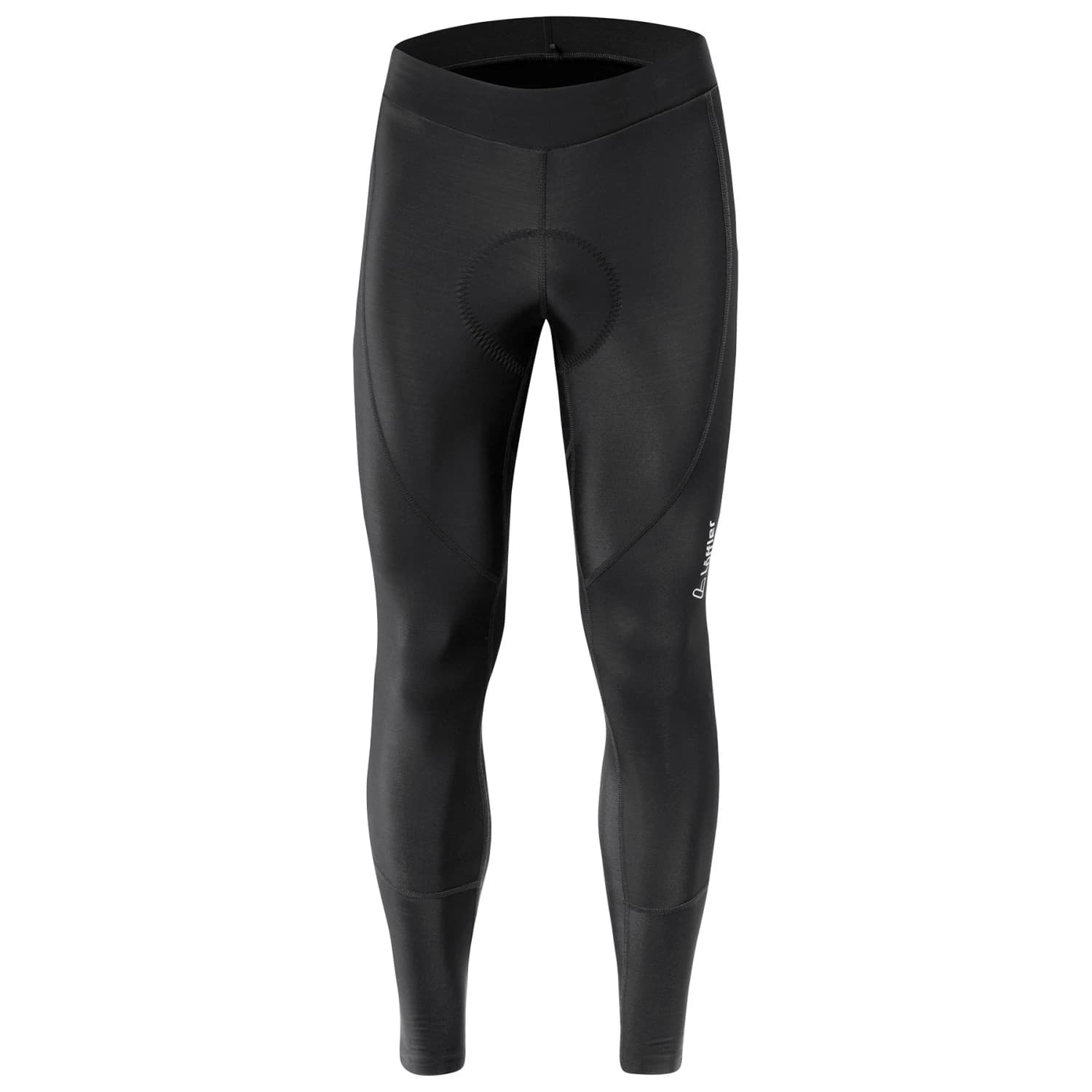 Мъжки дълъг панталон за колоездене Löffler Bike Tights Thermo Elastic Cycling bottoms - Black