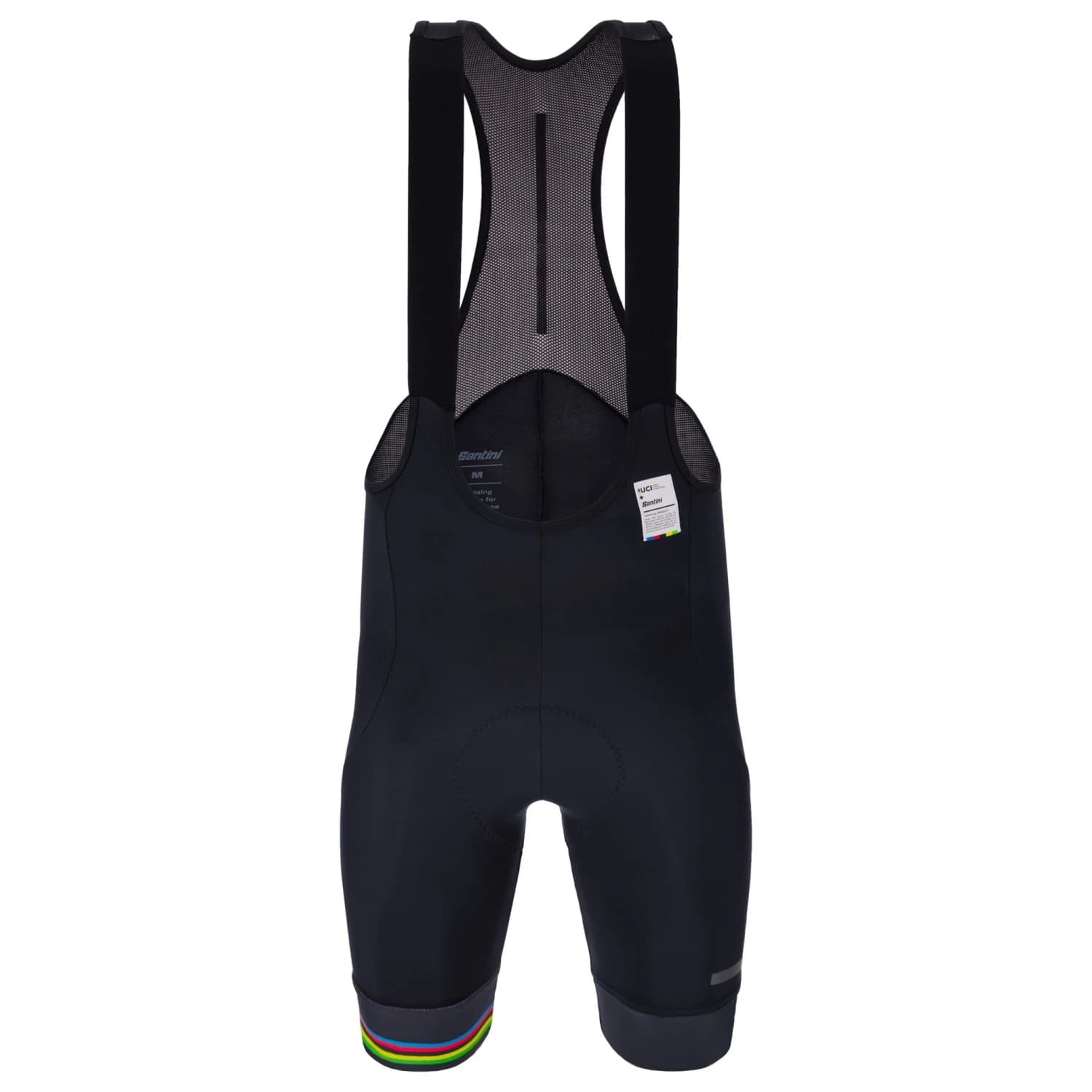 Мъжки клин за колоездене Santini UCI Official World Champion Bib Shorts Cycling bottoms - Nero
