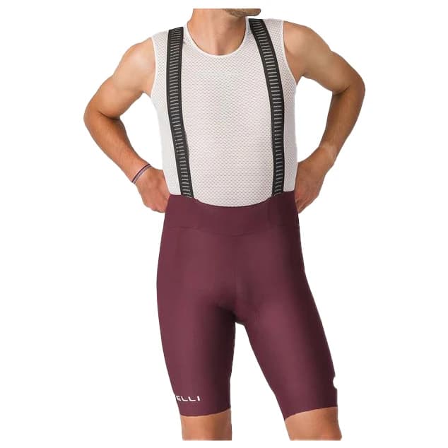 Мъжки клин за колоездене Castelli Espresso 2 Bibshort Cycling bottoms - Deep Bordeaux