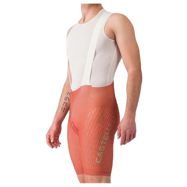 Мъжки клин за колоездене Castelli Free Aero Race S Kit Bibshort Cycling bottoms - Paprika / Elmwood