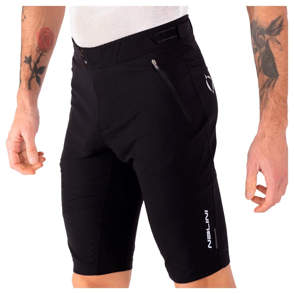 Мъжки шорти за колоездене Nalini Adventure Short Cycling bottoms - Nero