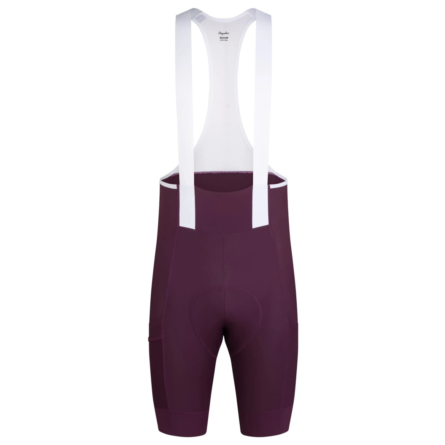 Мъжки клин за колоездене Rapha Brevet Element Cargo Bib Shorts Cycling bottoms - Plum / White
