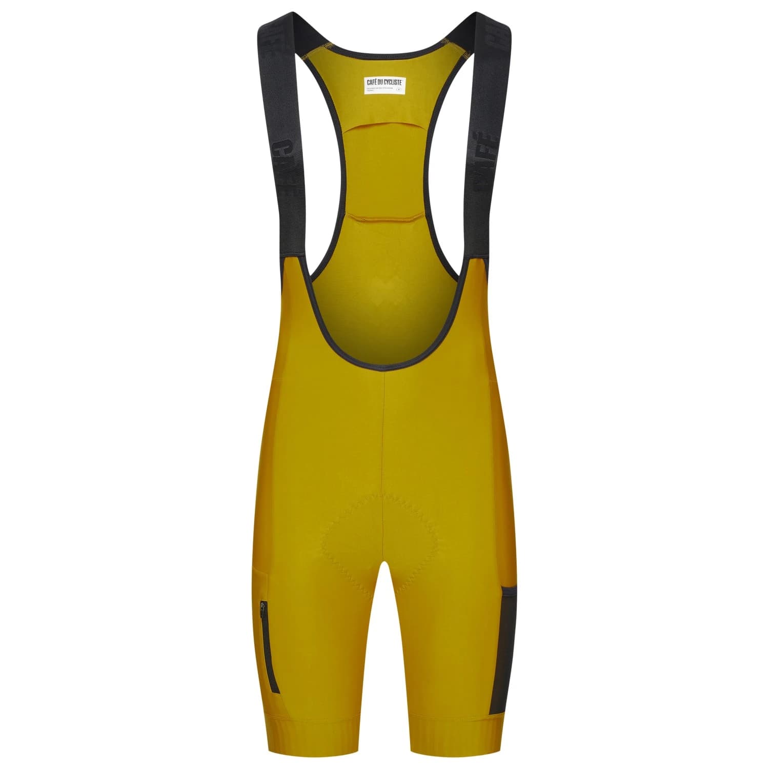 Мъжки клин за колоездене CAFÉ DU CYCLISTE Eva Cycling bottoms - Golden Olive