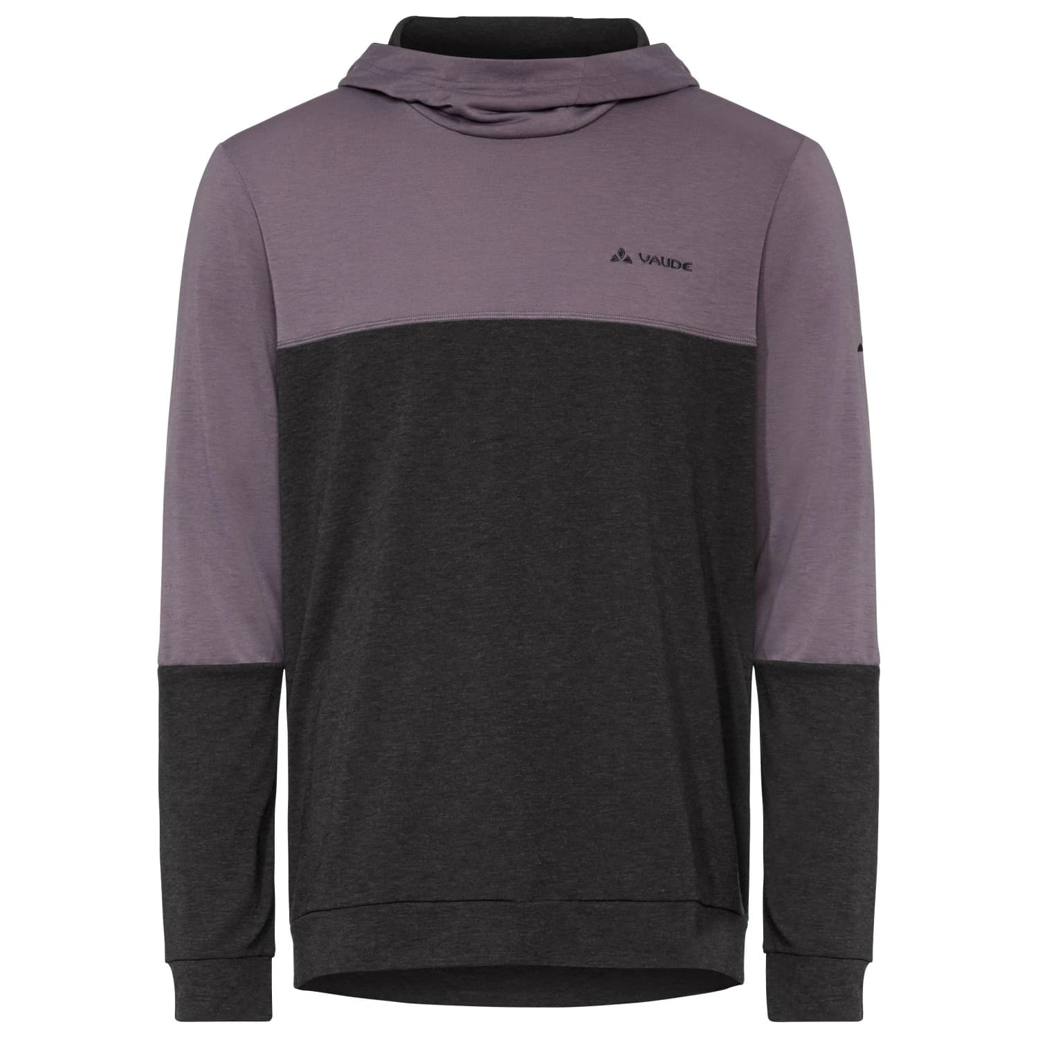 Мъжка фланелка с дълъг ръкав за колоездене Vaude Qimsa Hoody Cycling jersey - Purple Ash