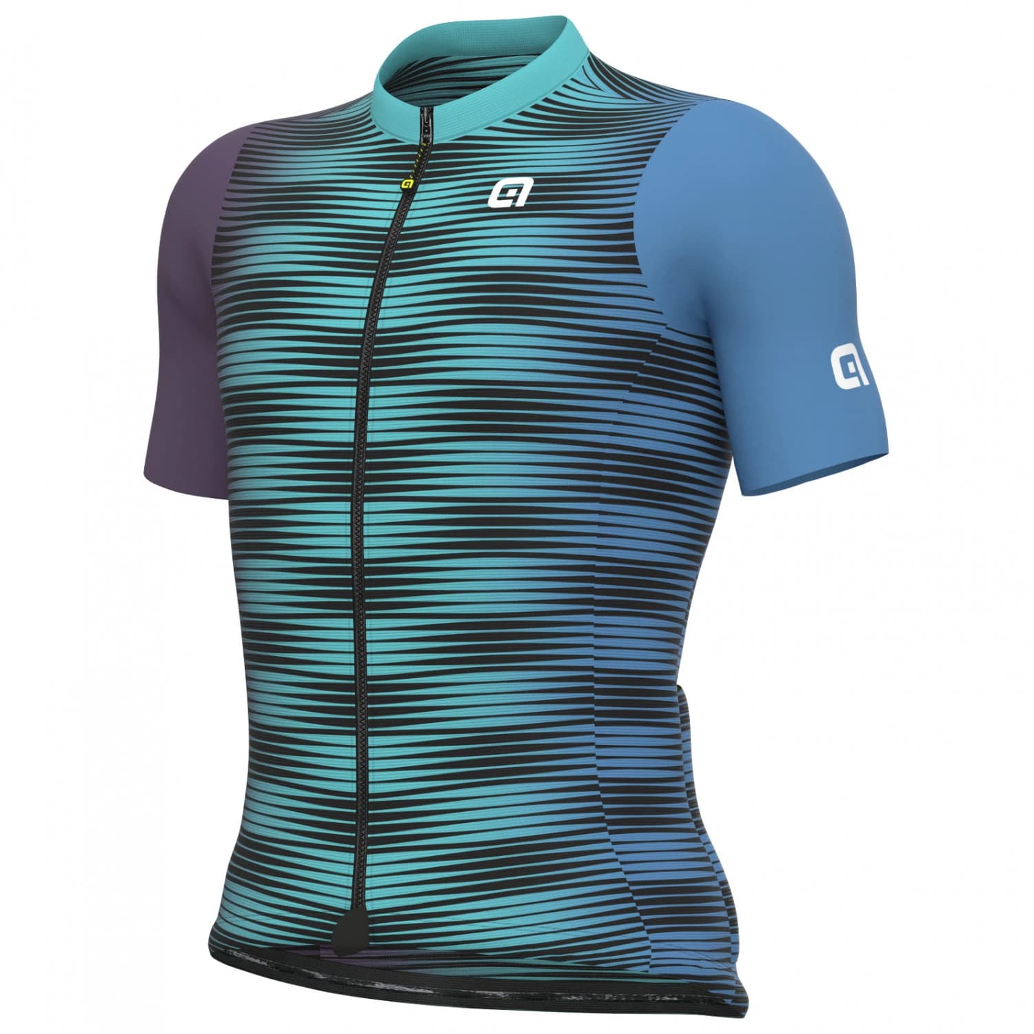Мъжка фланелка с къс ръкав за колоездене Alé Pragma Dinamica S/S Jersey Cycling jersey - Aqua Green