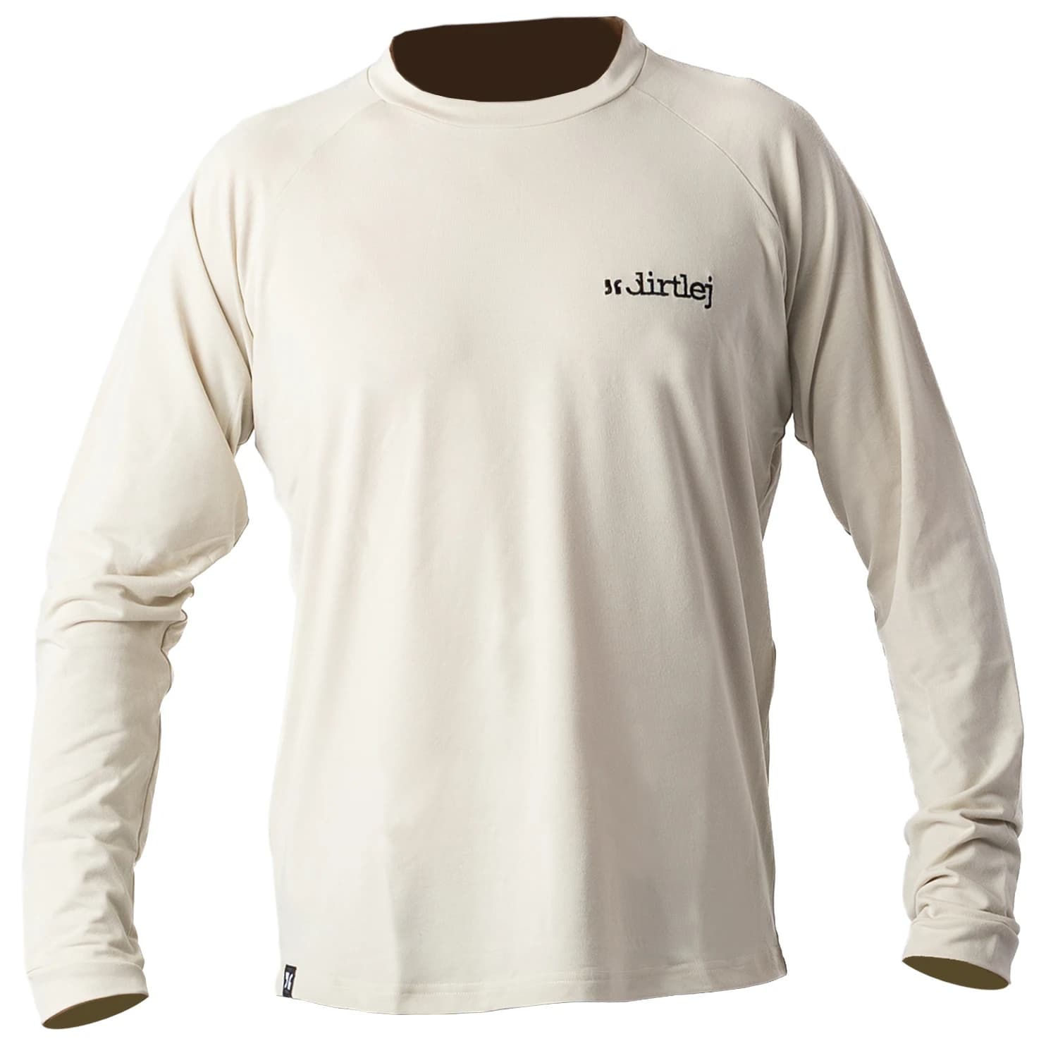 Мъжка фланелка с дълъг ръкав за колоездене dirtlej Mountee Drirelease Merino Black Label Cycling jersey - Warm Grey