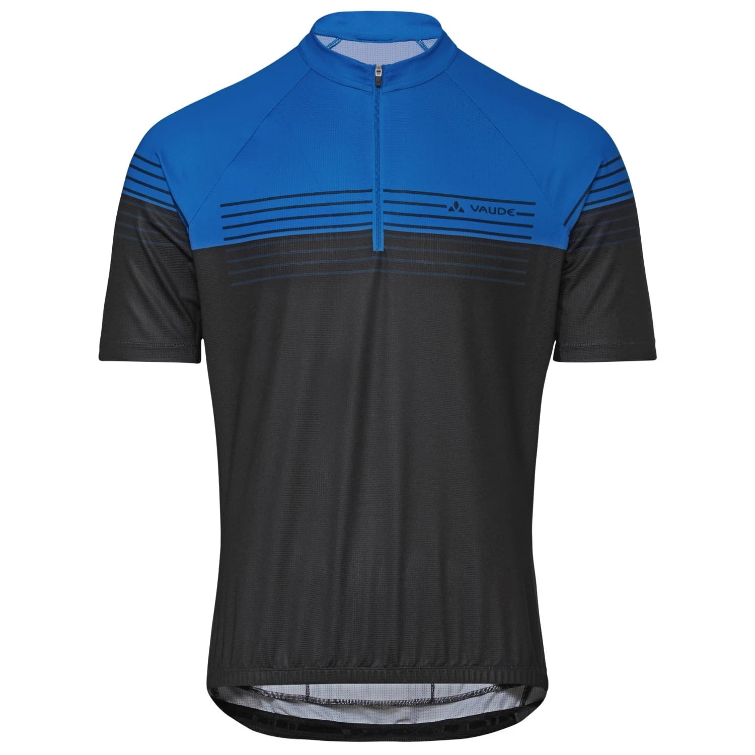 Мъжка фланелка с къс ръкав за колоездене Vaude Posta Half-Zip Tricot II Cycling jersey - Radiate Blue