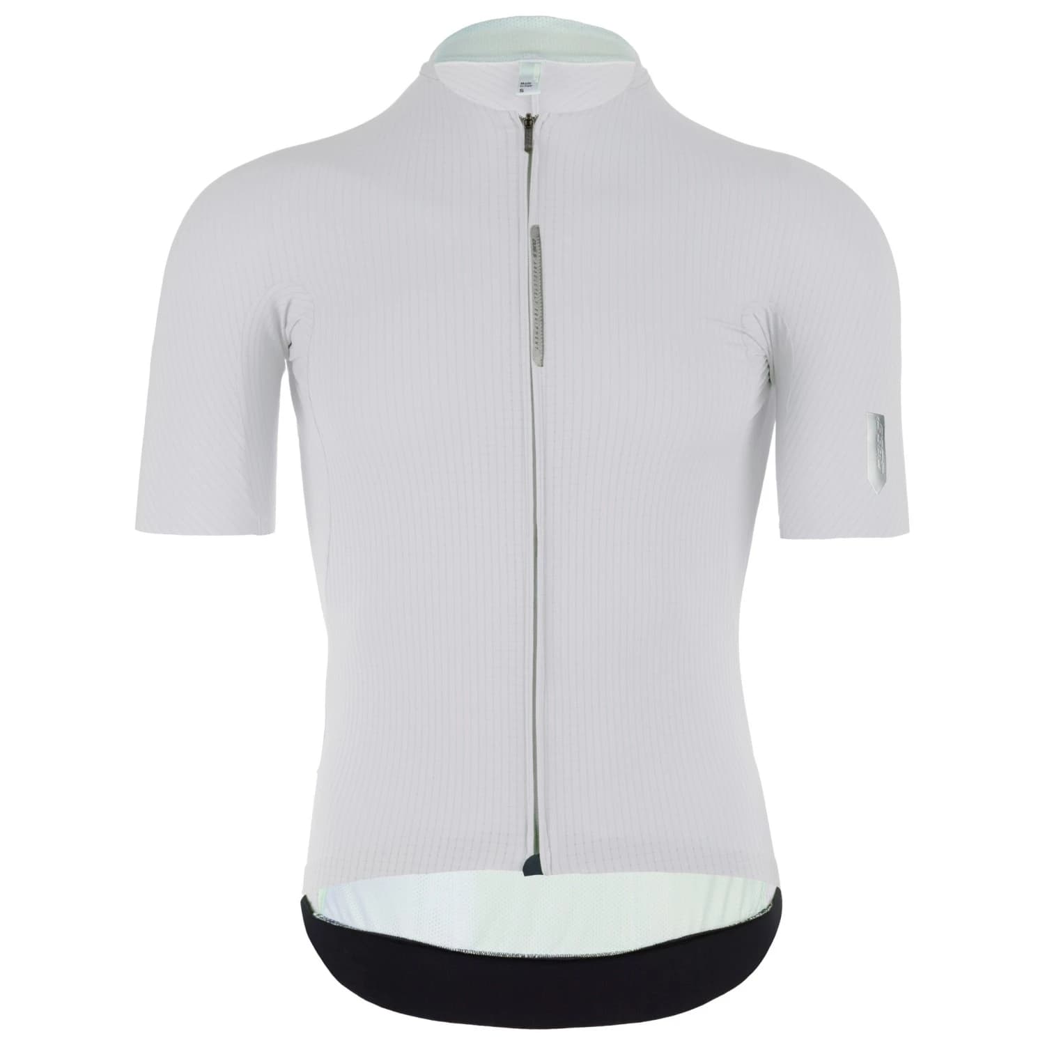 Мъжка фланелка с къс ръкав за колоездене Q36.5 Pinstripe Pro Cycling jersey - Ice Grey