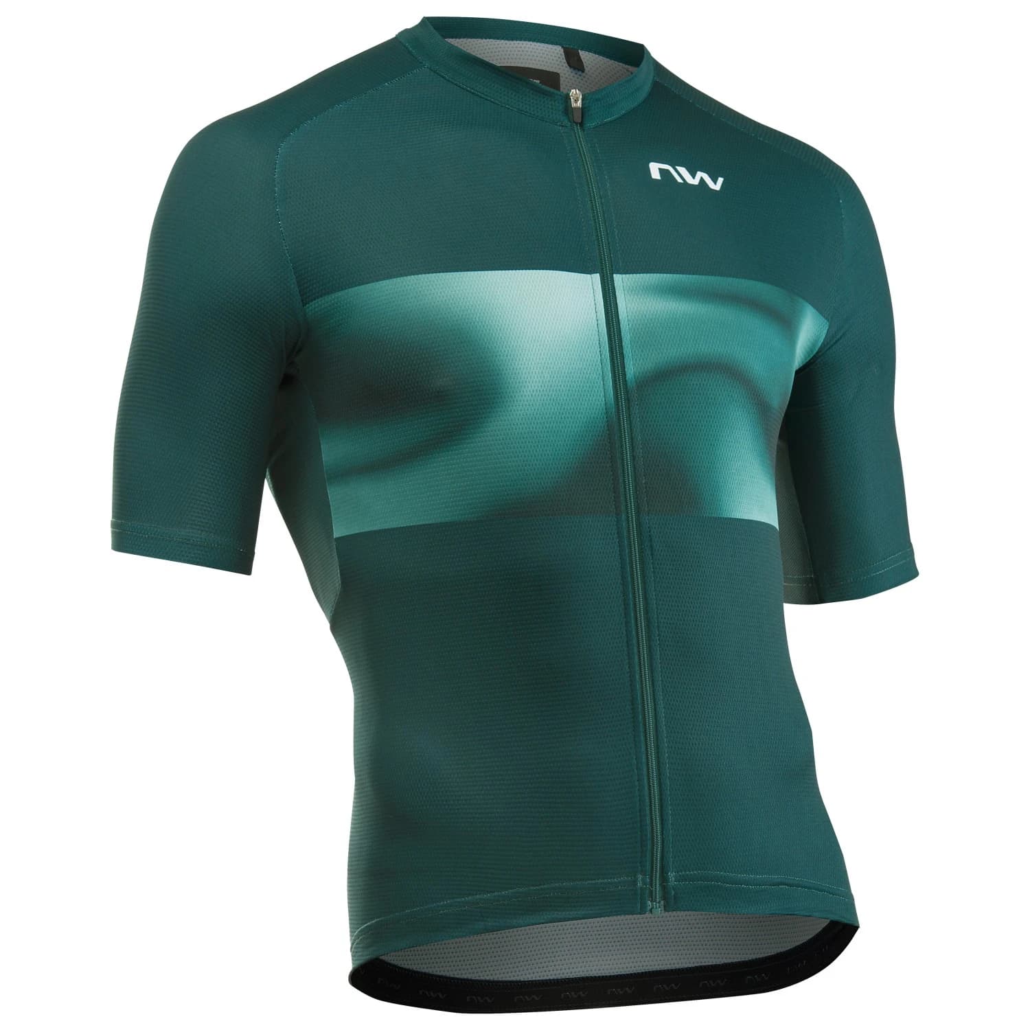 Мъжка фланелка с къс ръкав за колоездене Northwave Force Evo Jersey Short Sleeve Cycling jersey - Petrolium