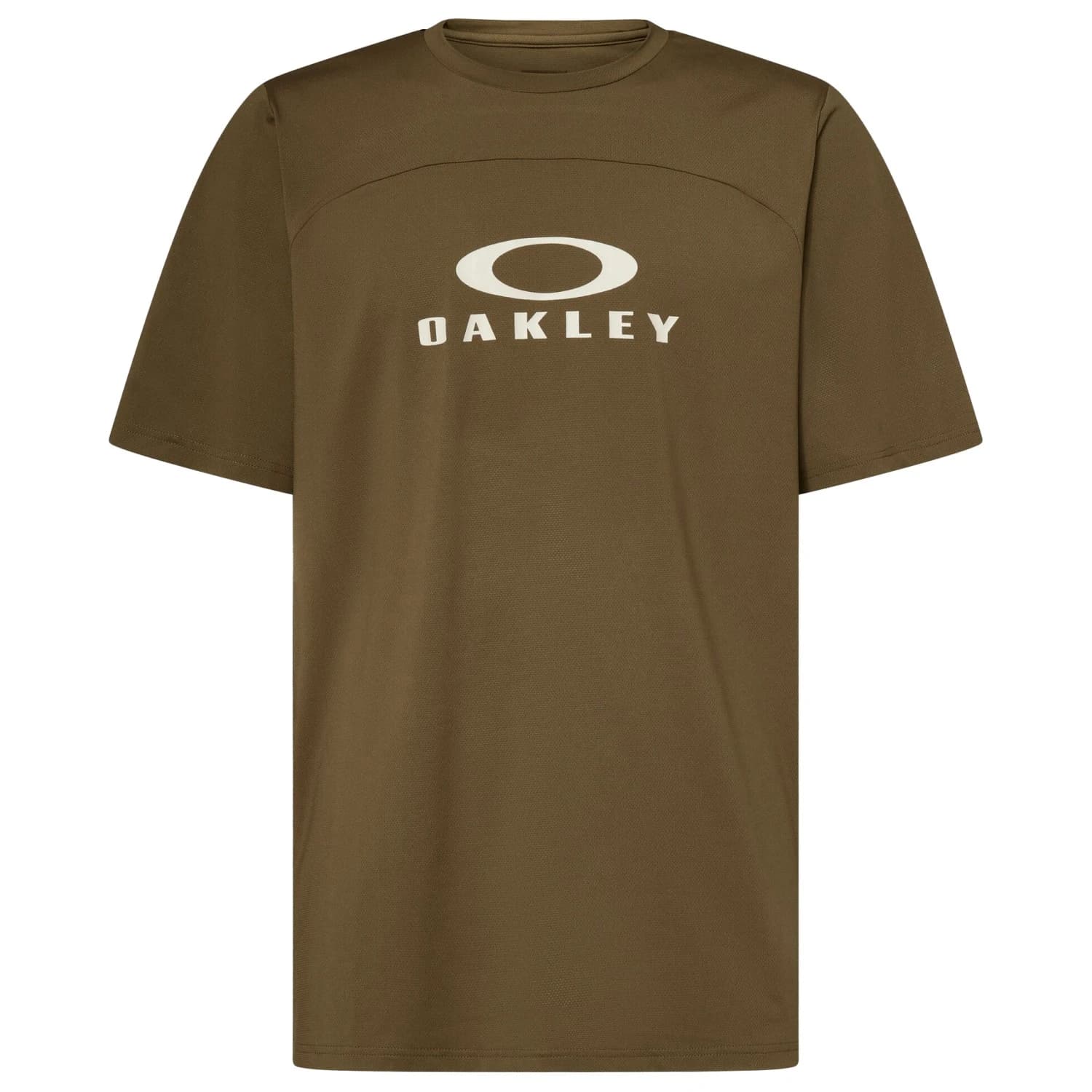 Мъжка фланелка с къс ръкав за колоездене Oakley Free Ride RC S/S Jersey Cycling jersey - Army Green