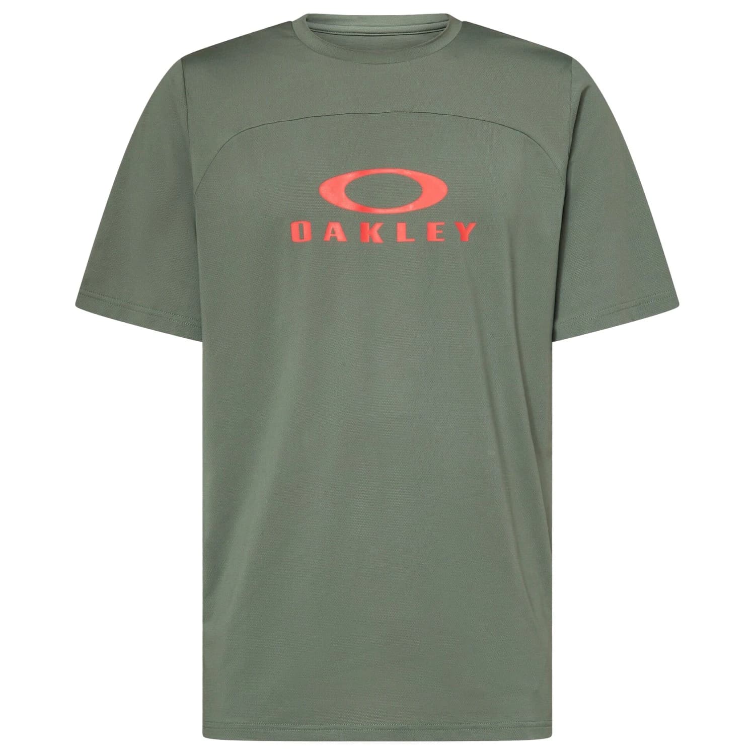 Мъжка фланелка с къс ръкав за колоездене Oakley Free Ride RC S/S Jersey Cycling jersey - Aviator Green