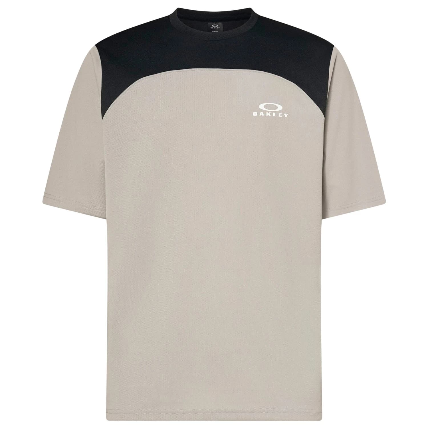 Мъжка фланелка с къс ръкав за колоездене Oakley Free Ride S/S Jersey Cycling jersey - Cement