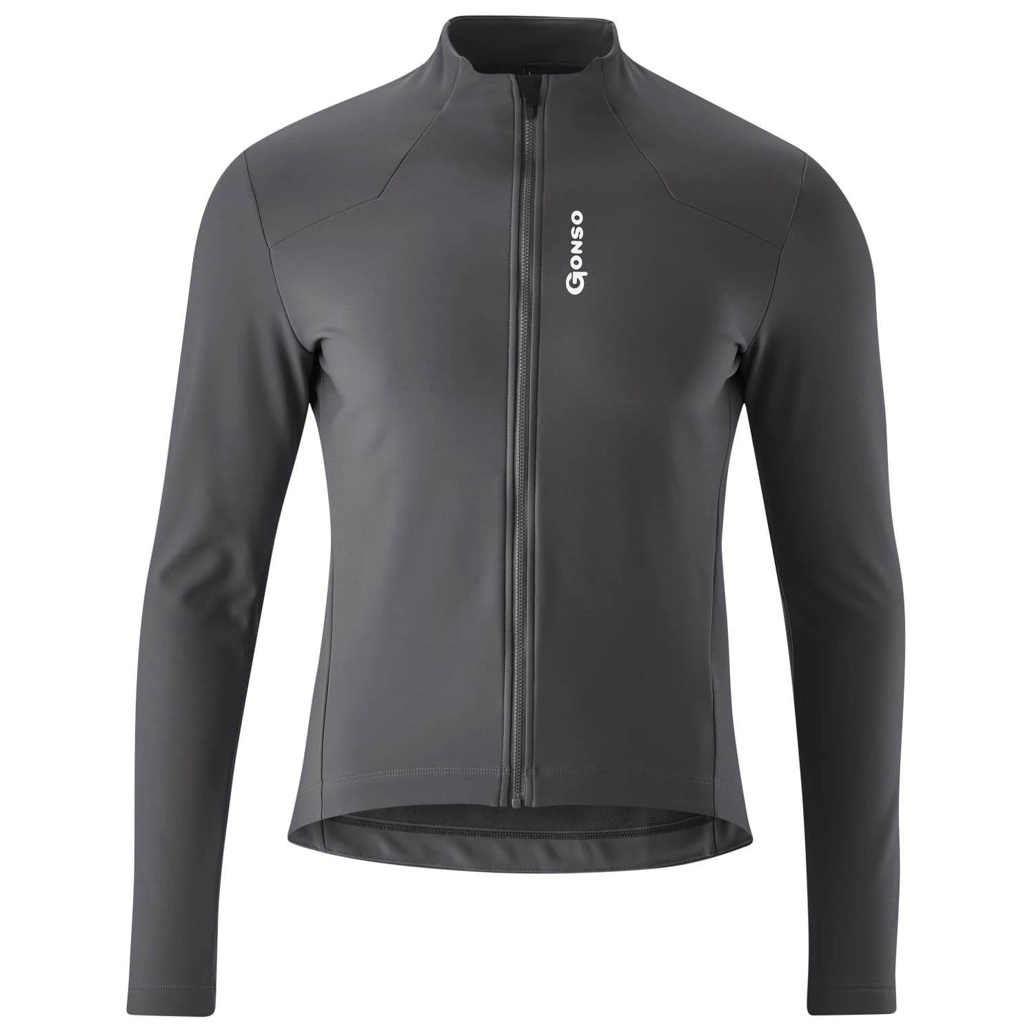 Мъжка фланелка с дълъг ръкав за колоездене Gonso Sitivo Trikot Therm Cycling jersey - Mercury Grey