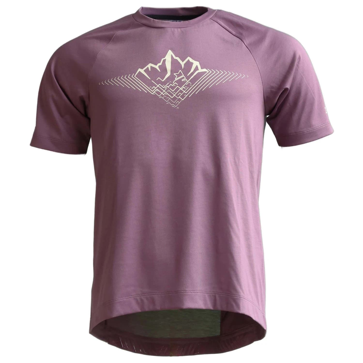 Мъжка фланелка с къс ръкав за колоездене Zimtstern Pureflowz Shirt S/S Cycling jersey - Berry / Berry