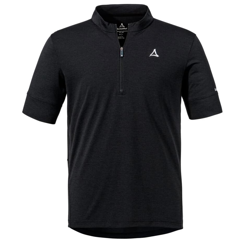 Мъжка фланелка с къс ръкав за колоездене Schöffel Shirt Style Pinega Cycling jersey - Black