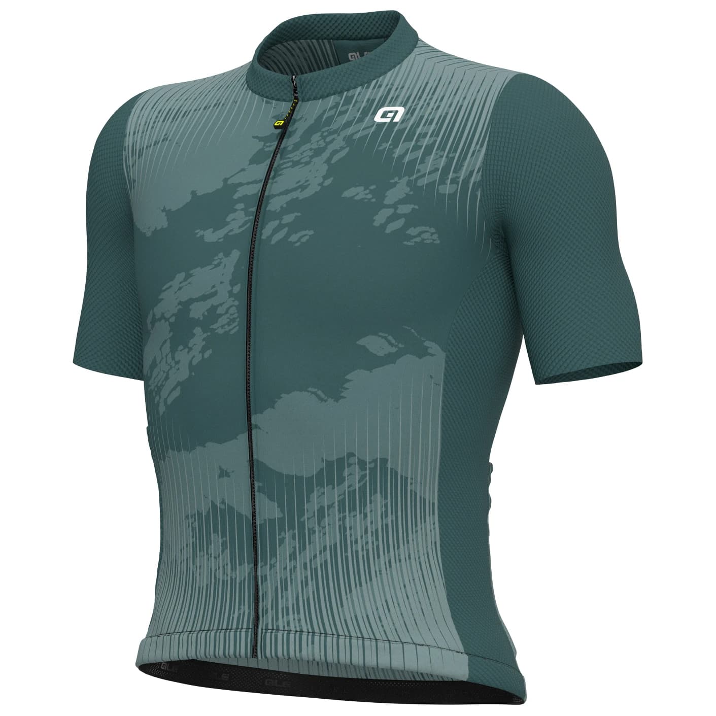 Мъжка фланелка с къс ръкав за колоездене Alé Krakatoa Jersey Cycling jersey - Steel