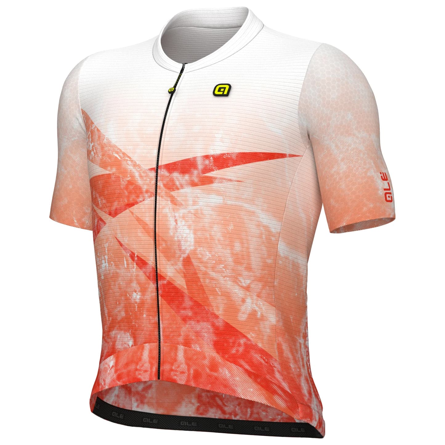 Мъжка фланелка с къс ръкав за колоездене Alé PR-E Quartz Jersey Cycling jersey - Orange