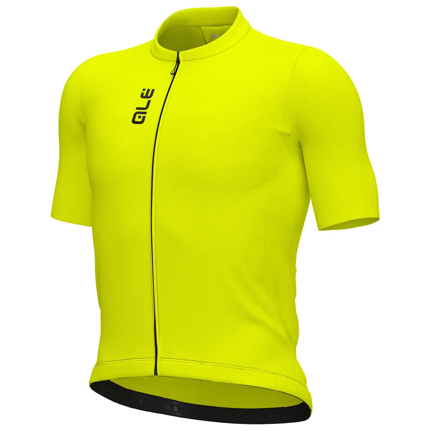 Мъжка фланелка с къс ръкав за колоездене Alé Pragma Color Block Jersey Cycling jersey - Fluo Yellow