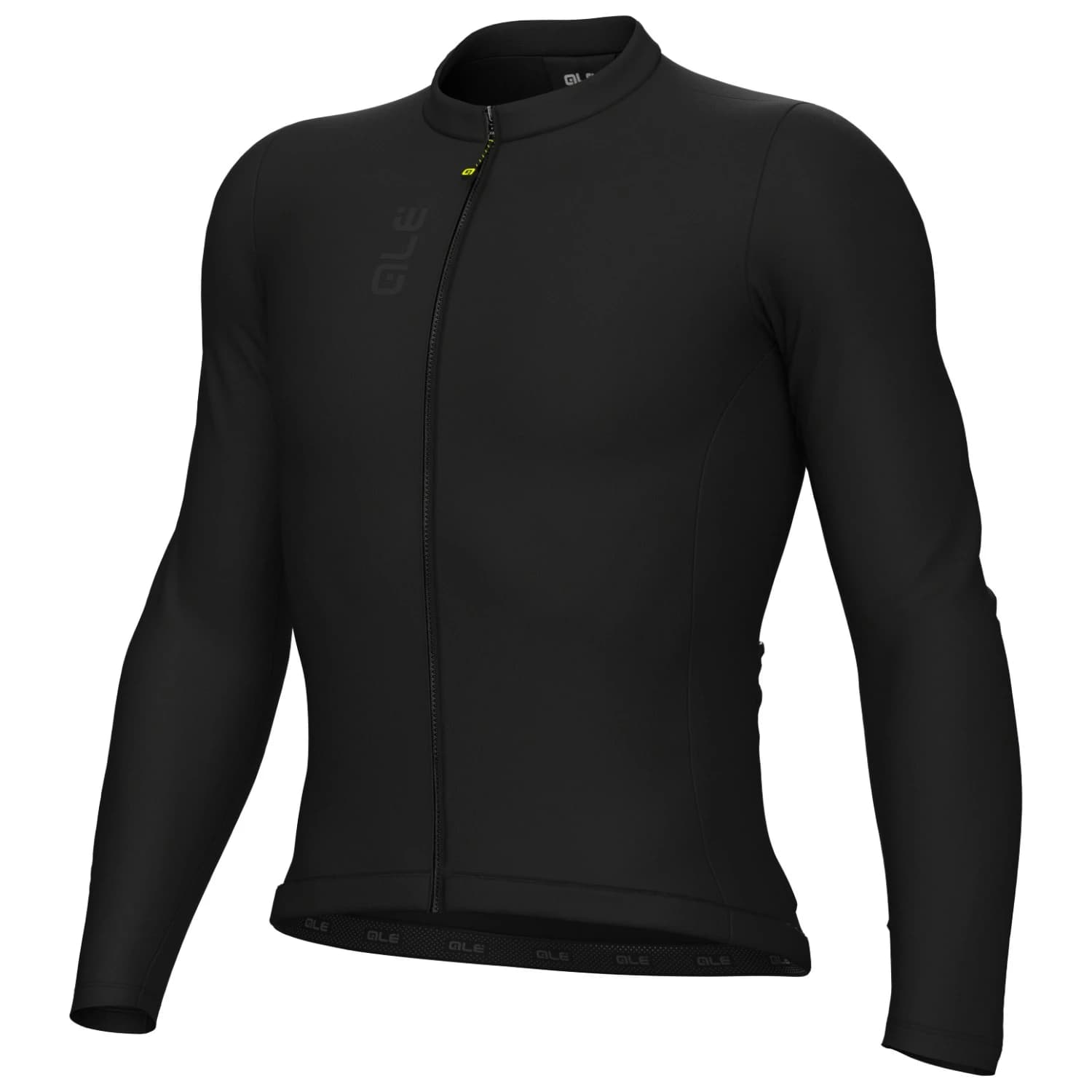 Мъжка фланелка с дълъг ръкав за колоездене Alé Pragma Color Block L/S Jersey Cycling jersey - Black