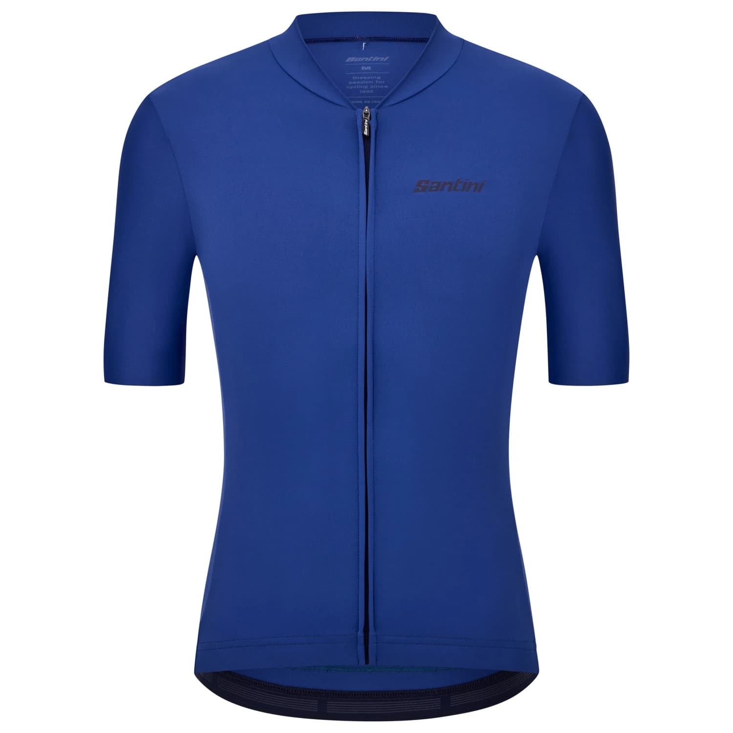 Фланелка с къс ръкав за колоездене Santini Sensation S/S Jersey Cycling jersey - Marine