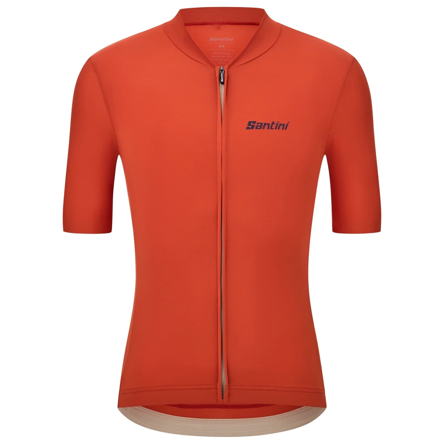 Фланелка с къс ръкав за колоездене Santini Sensation S/S Jersey Cycling jersey - Mattone