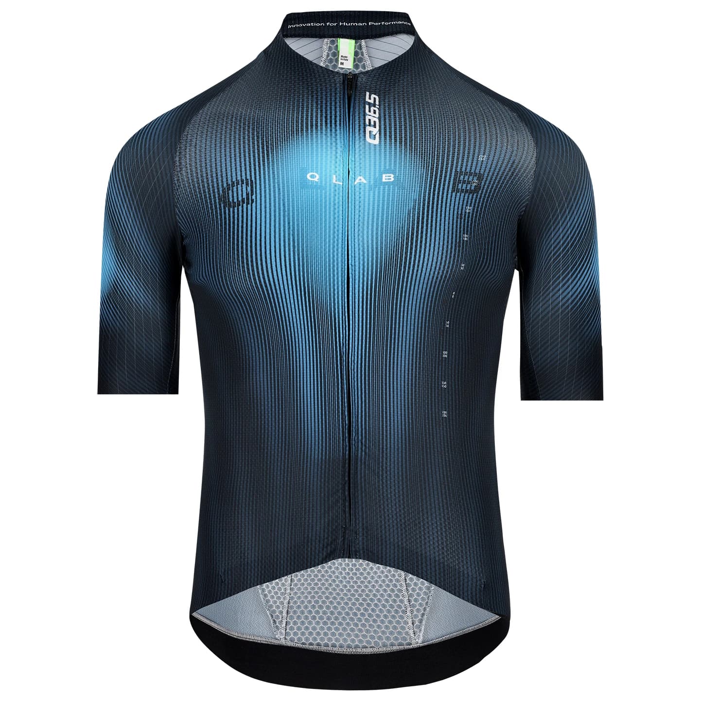 Мъжка фланелка с къс ръкав за колоездене Q36.5 Gregarius Clima QLAB Jersey Cycling jersey - Blue