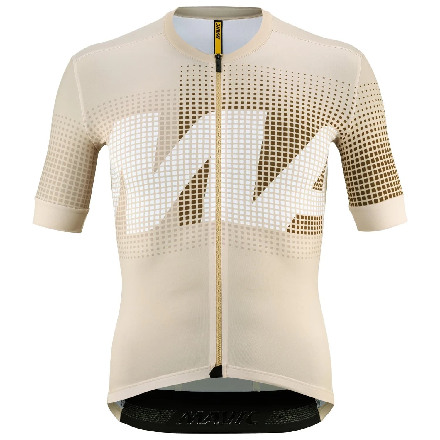 Мъжка фланелка с къс ръкав за колоездене Mavic Aksium Graphic Jersey Cycling jersey - Mavic / White Pepper