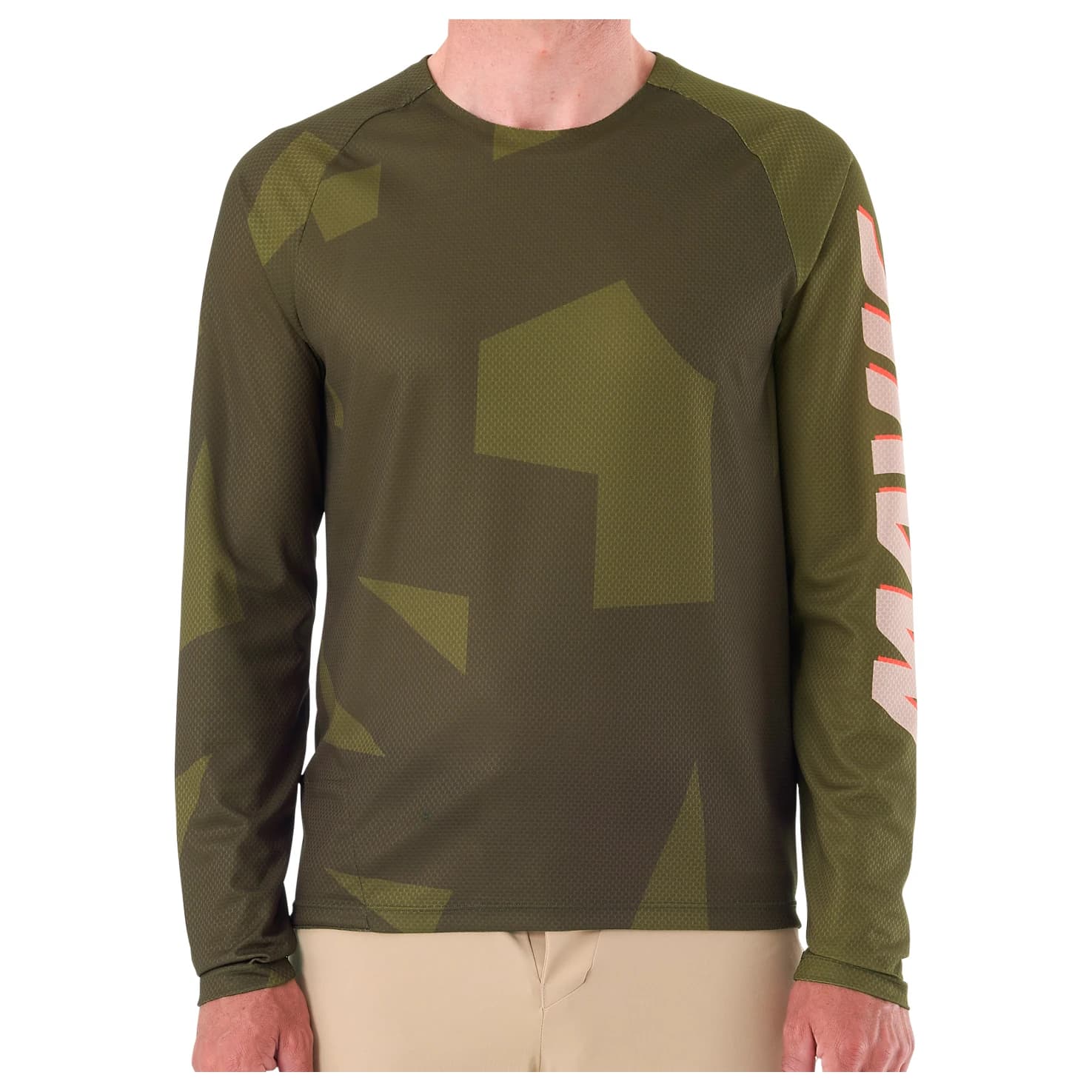 Мъжка фланелка с дълъг ръкав за колоездене Mavic Deemax Enduro L/S Jersey Cycling jersey - Camo / Olive