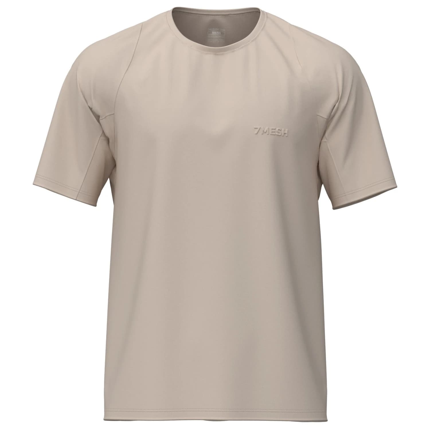 Мъжка фланелка с къс ръкав за колоездене 7mesh Atlas Shirt S/S Cycling jersey - Almond