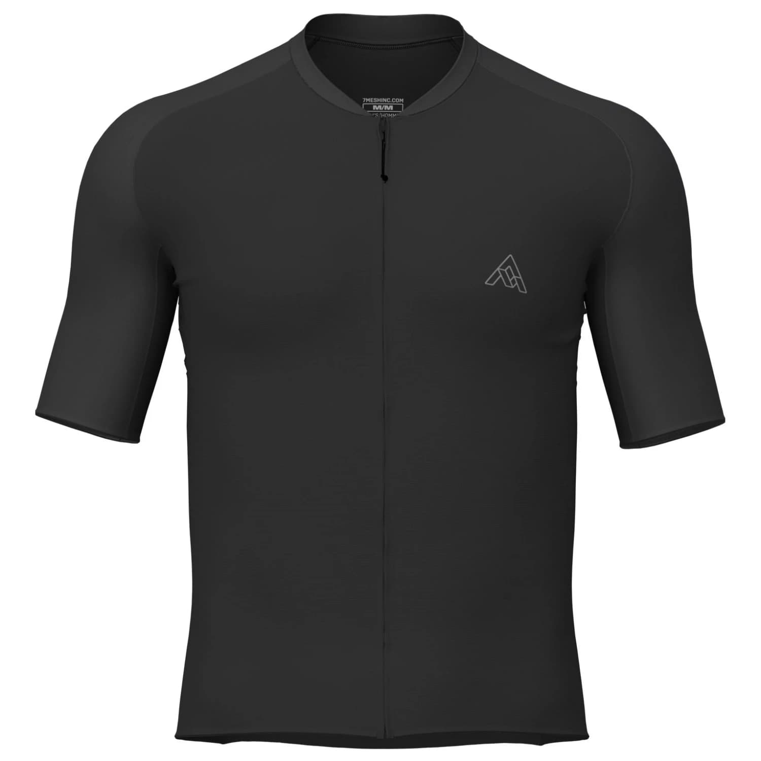 Мъжка фланелка с къс ръкав за колоездене 7mesh Pace Jersey S/S Cycling jersey - Black