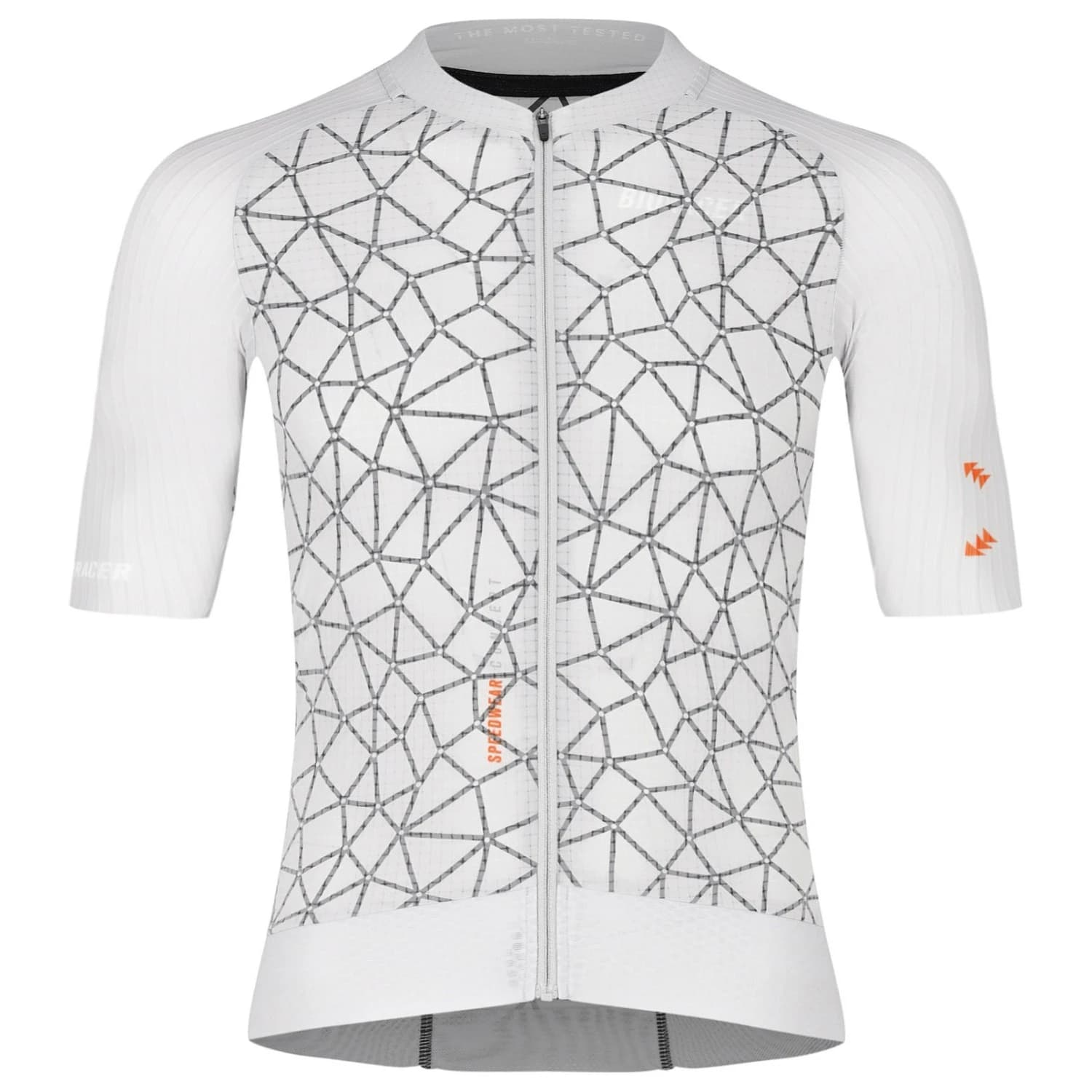 Мъжка фланелка с къс ръкав за колоездене Bioracer Speedwear Graphene Jersey Cycling jersey - Cool Grey