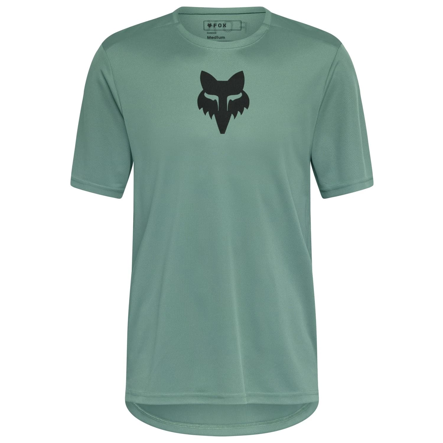 Мъжка фланелка с къс ръкав за колоездене Fox racing Ranger S/S Jersey Fox Head Cycling jersey - Pine