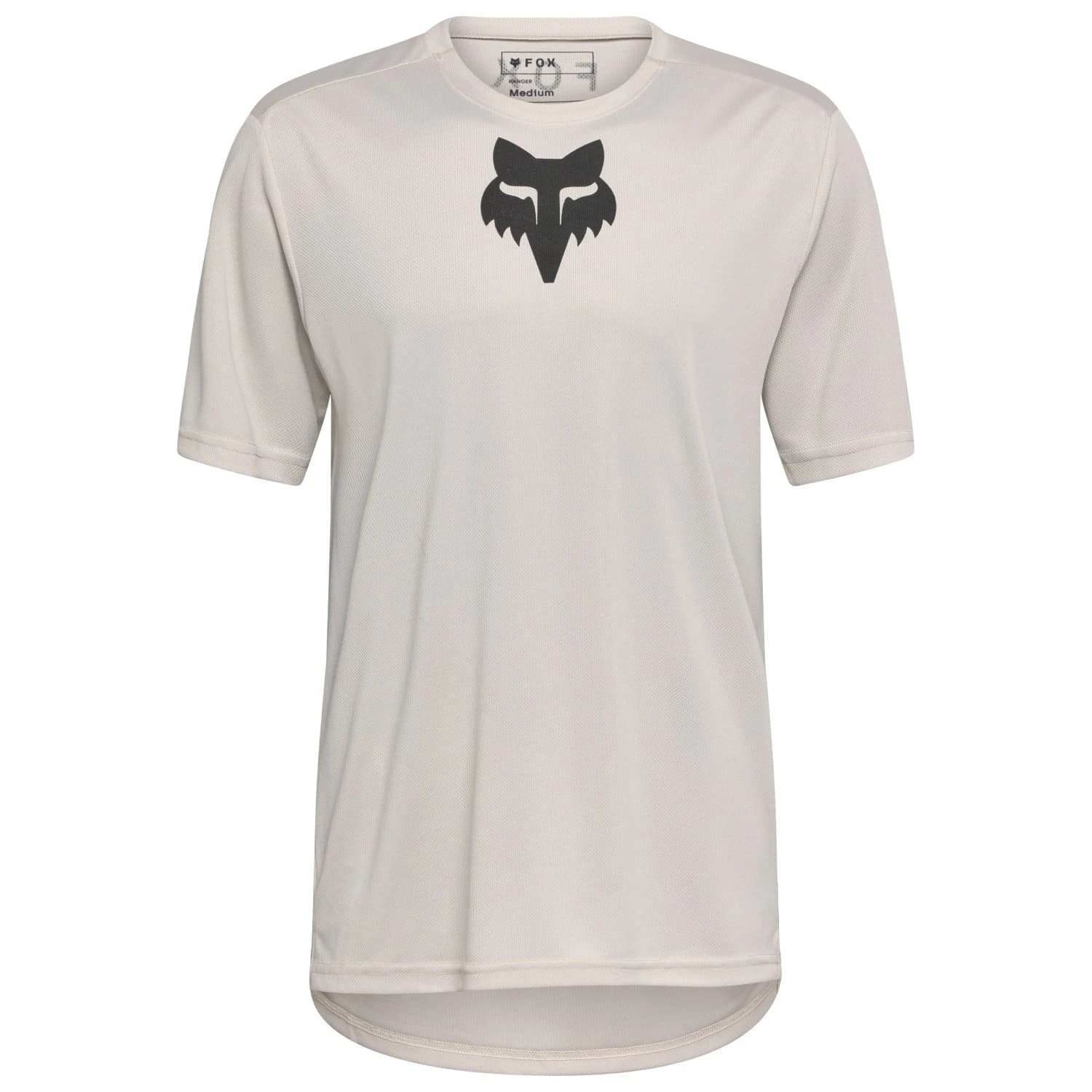 Мъжка фланелка с къс ръкав за колоездене Fox racing Ranger S/S Jersey Fox Head Cycling jersey - Vintage White