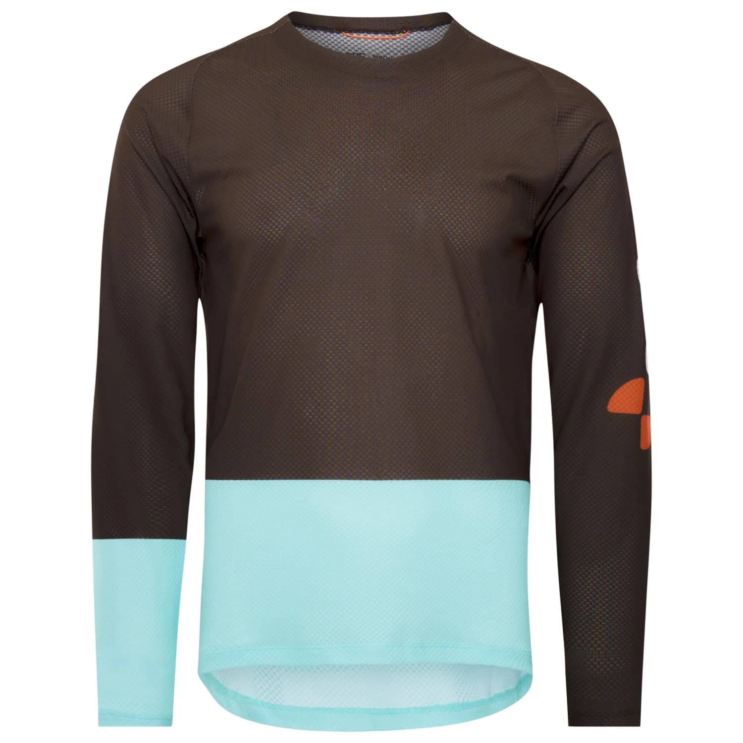 Мъжка фланелка с дълъг ръкав за колоездене POC Motion Air L/S Jersey Cycling jersey - Bronzite Brown / Lazurite Blue