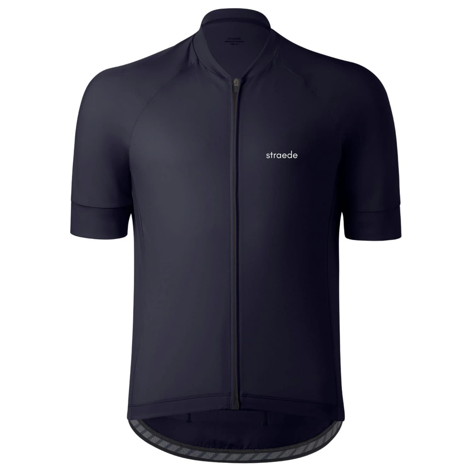 Мъжка фланелка с къс ръкав за колоездене straede Kaern Jersey Cycling jersey - Black