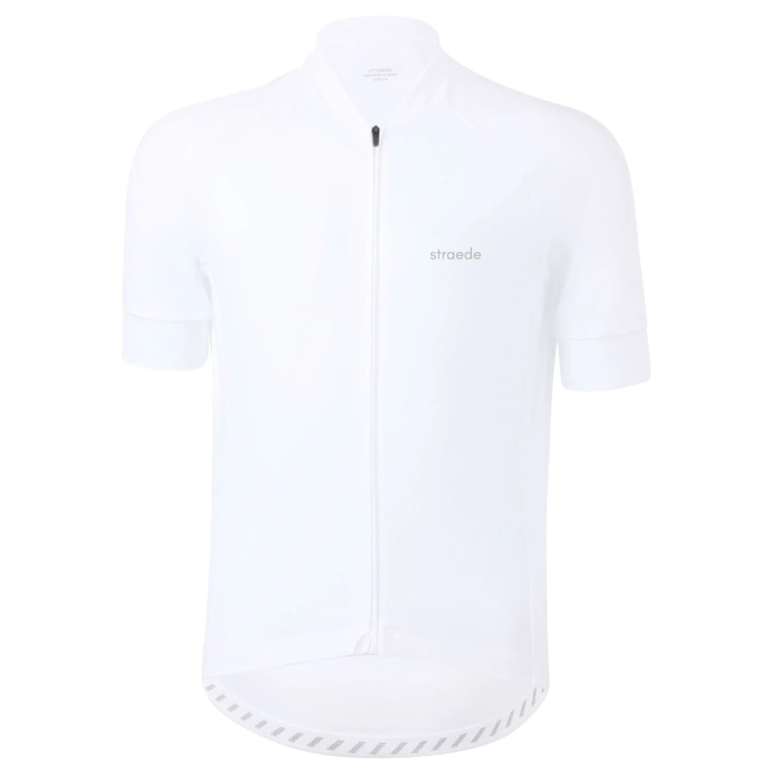 Мъжка фланелка с къс ръкав за колоездене straede Kaern Jersey Cycling jersey - White