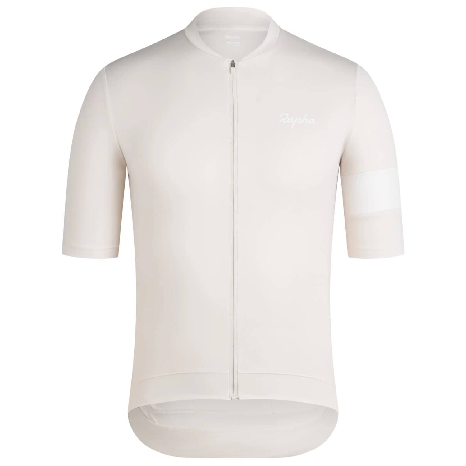Мъжка фланелка с къс ръкав за колоездене Rapha Core Jersey Cycling jersey - Off / White / White