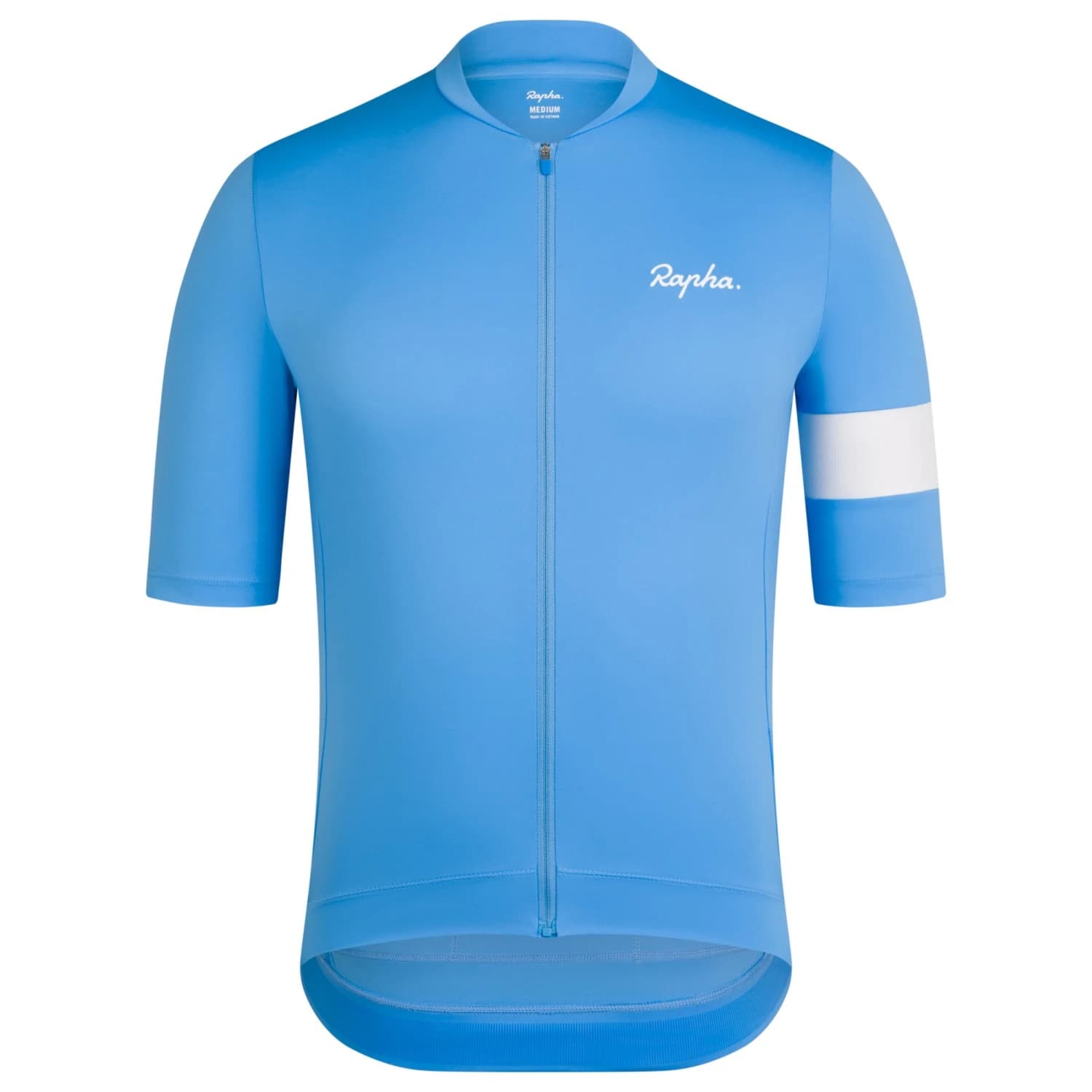 Мъжка фланелка с къс ръкав за колоездене Rapha Core Jersey Cycling jersey - Cornflower / White