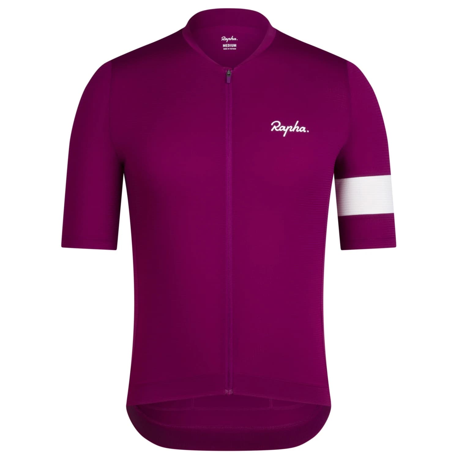 Мъжка фланелка с къс ръкав за колоездене Rapha Core Lightweight Jersey Cycling jersey - Mauve / White