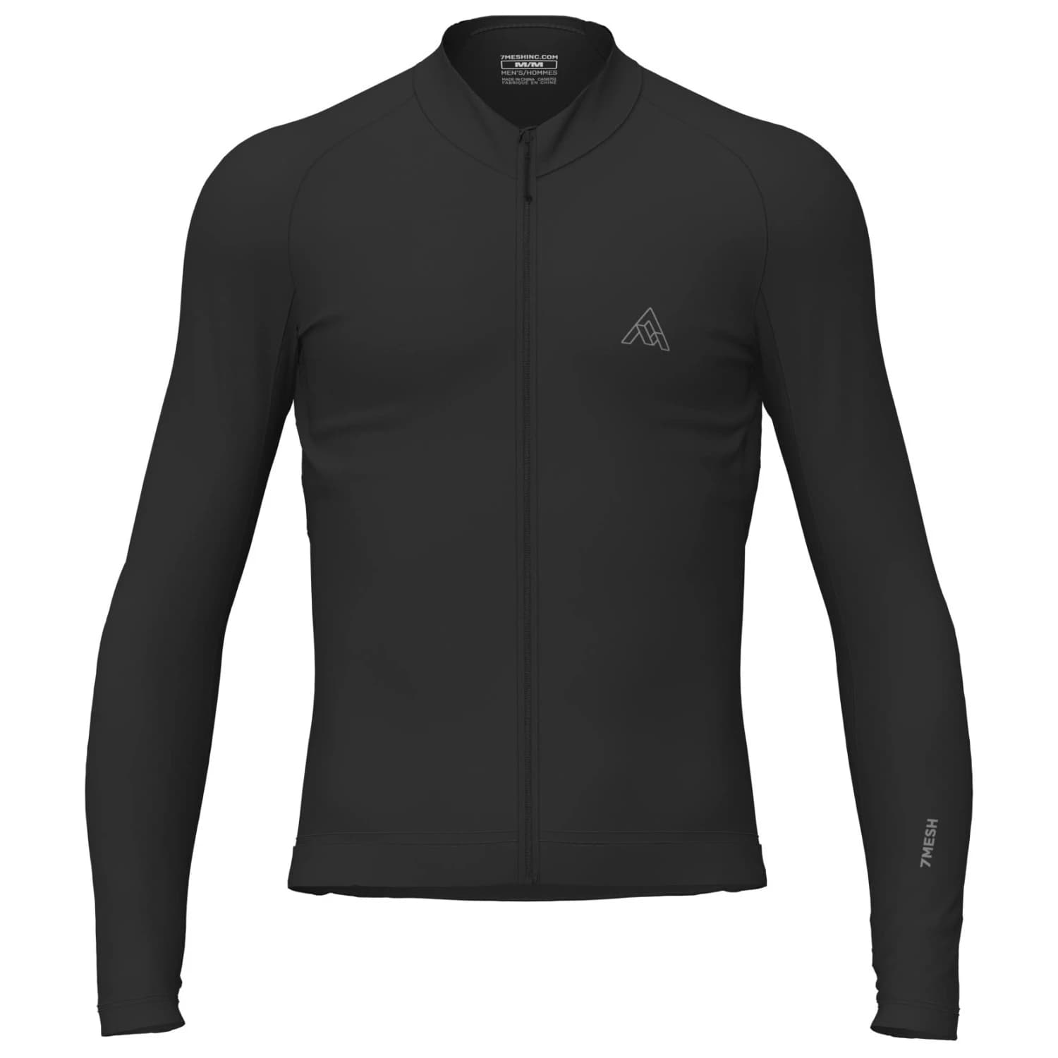 Мъжка фланелка с дълъг ръкав за колоездене 7mesh Atlas Jersey L/S Cycling jersey - Black