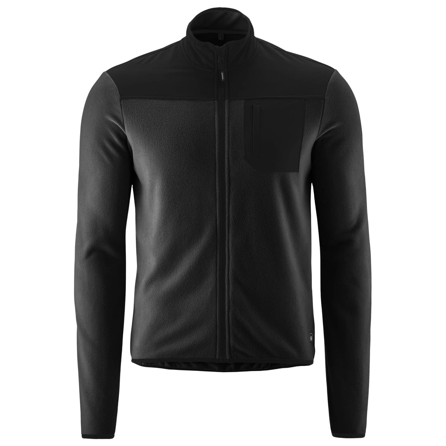 Мъжка фланелка с дълъг ръкав за колоездене Gonso Adventure Jersey Fleece Cycling jersey - Black
