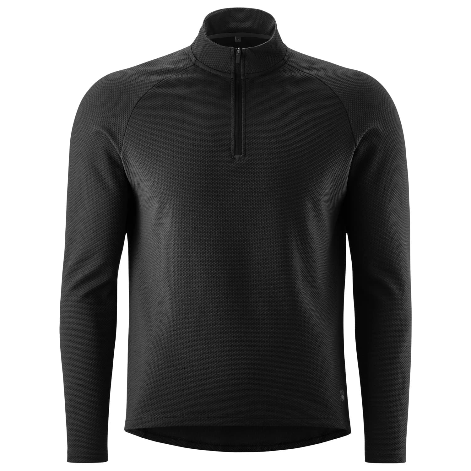 Фланелка с дълъг ръкав за колоездене Gonso Essential Jersey Longsleeve Therm Cycling jersey - Black