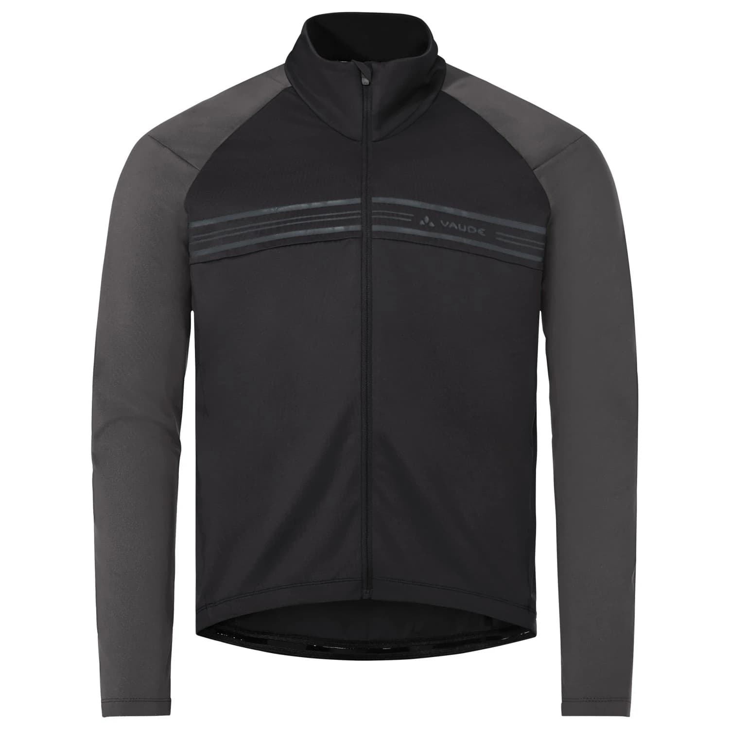 Мъжка фланелка с дълъг ръкав за колоездене Vaude Posta L/S Tricot II Cycling jersey - Graphite