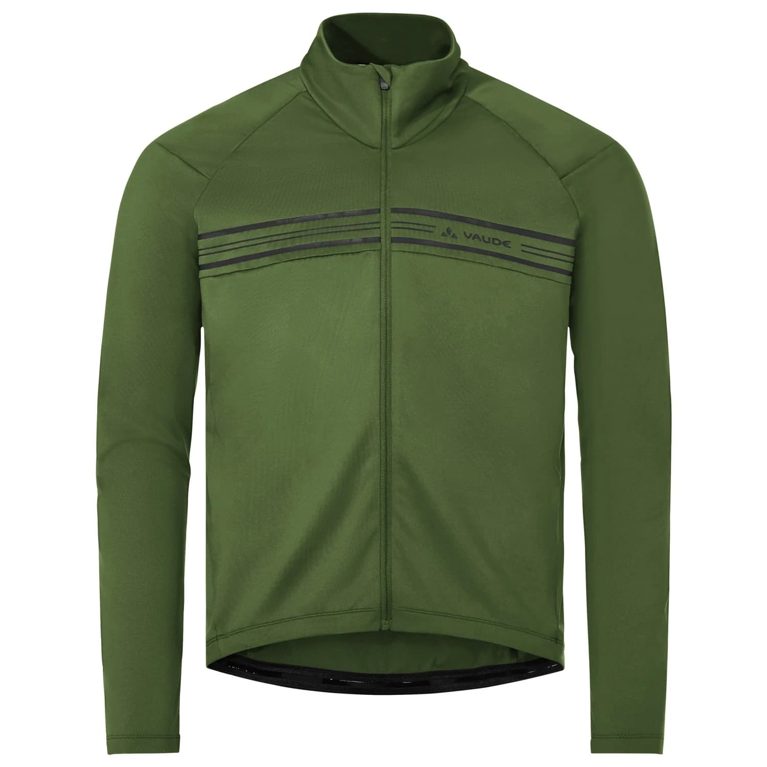 Мъжка фланелка с дълъг ръкав за колоездене Vaude Posta L/S Tricot II Cycling jersey - Thyme